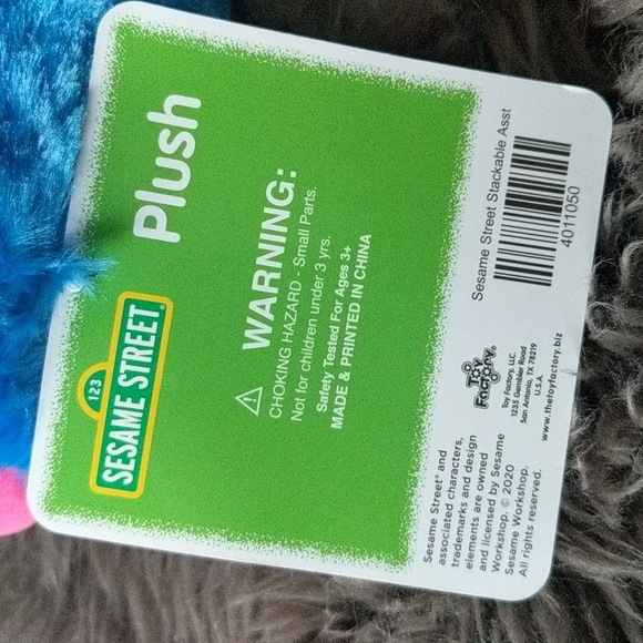 7" Inch Sesame Street Grover Stackable Plush - Picture 10 of 12